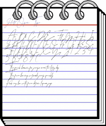 Juliette Regular animated font preview