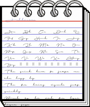 Jullianne Regular animated font preview