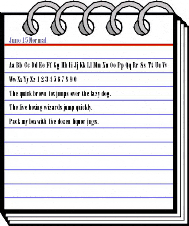 June 15 Normal animated font preview June 15 Normal animated font preview