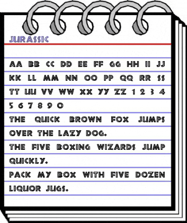 26 Regular animated font preview