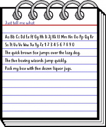 Just tell me what Regular animated font preview