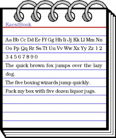 KacstBook KacstBook animated font preview
