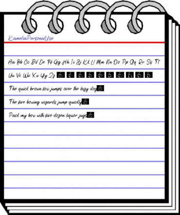 Kamelia Personal Use animated font preview Kamelia Personal Use animated font preview