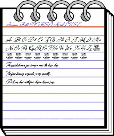 Kanvas Bold PERSONAL USE Regular animated font preview