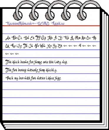 KareemMubarak-DEMO Regular animated font preview KareemMubarak-DEMO Regular animated font preview
