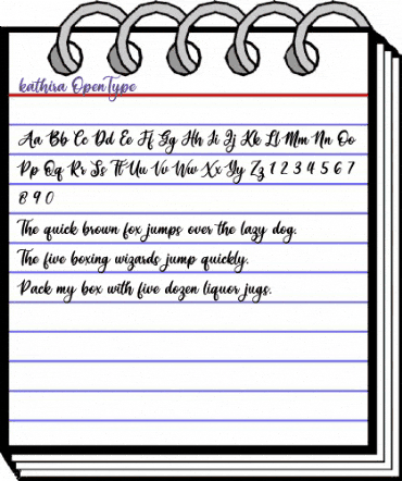 kathira Regular animated font preview kathira Regular animated font preview