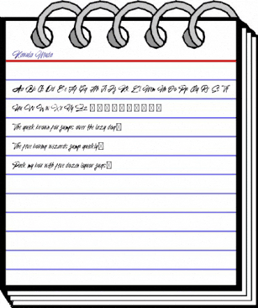 Kawula Muda Regular animated font preview