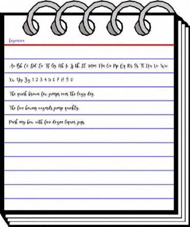 Kayonna Regular animated font preview
