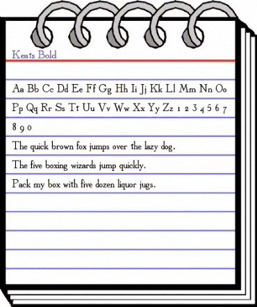 Keats Bold Regular animated font preview