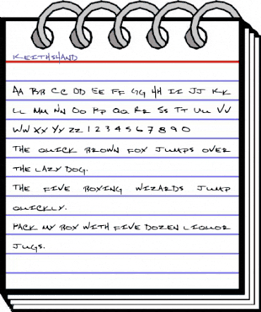 KeithsHand Regular animated font preview KeithsHand Regular animated font preview