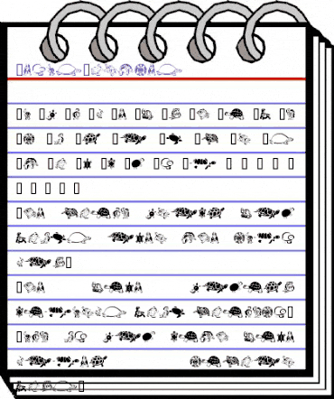 KeyasTurtles Regular animated font preview KeyasTurtles Regular animated font preview