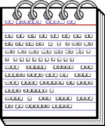 Keyboard2 Regular animated font preview