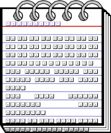 KeyCapsFLF Regular animated font preview