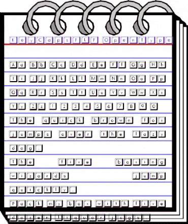 KeyCapsFLF Regular animated font preview KeyCapsFLF Regular animated font preview