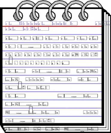 KeyFontDeutsch Bold animated font preview