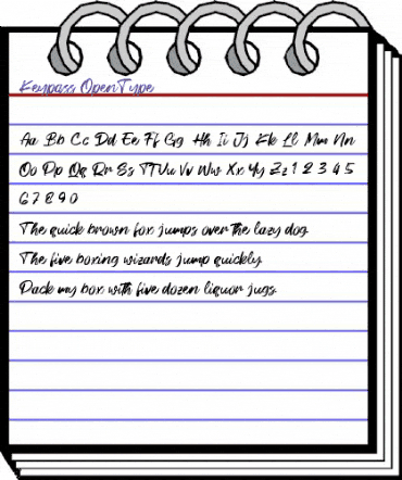 Keypass Regular animated font preview