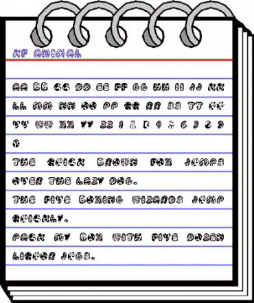 KF Animal Regular animated font preview