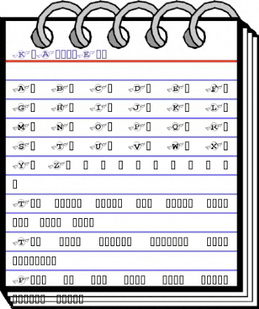 KfAngelEgg Regular animated font preview KfAngelEgg Regular animated font preview