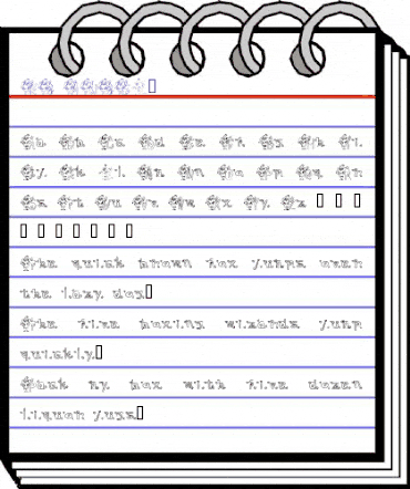 KG ANGEL3 Regular animated font preview