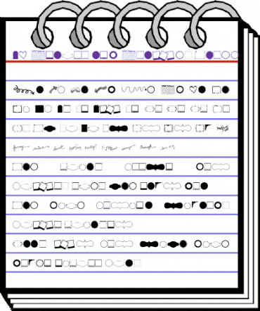 KG Flavor and Frames Three Regular animated font preview