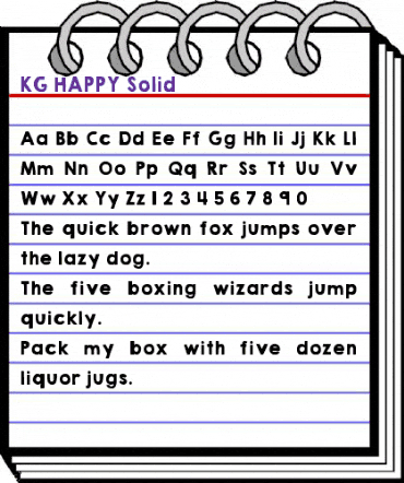 KG HAPPY Solid Regular animated font preview KG HAPPY Solid Regular animated font preview