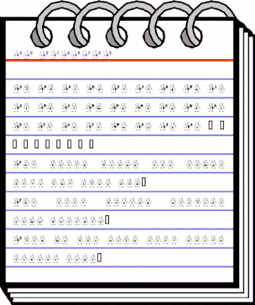 KG_PIGGIES Regular animated font preview