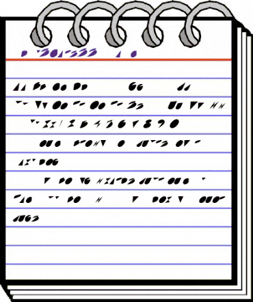 KidlySCapsSSK Italic animated font preview