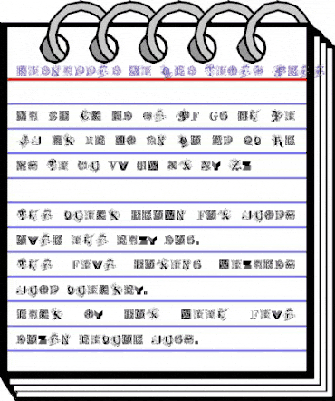 Kidnapped At Old Times Free Six Regular animated font preview