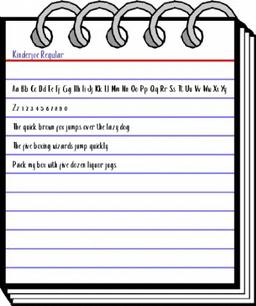 Kinderjoe Regular animated font preview Kinderjoe Regular animated font preview