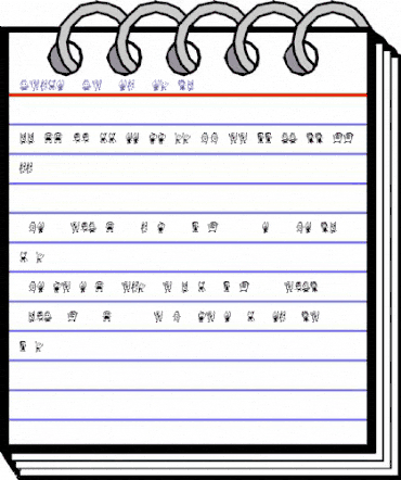 Kinderskizzen Regular animated font preview