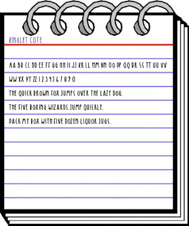 Kinglet Cute Regular animated font preview Kinglet Cute Regular animated font preview