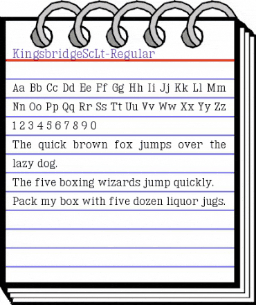 Kingsbridge SemiCondensed Light animated font preview Kingsbridge SemiCondensed Light animated font preview