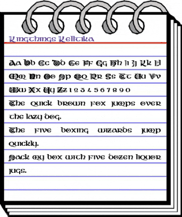 Kingthings Kelltika Regular animated font preview Kingthings Kelltika Regular animated font preview