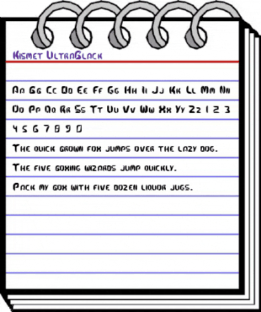 Kismet UltraBlack animated font preview Kismet UltraBlack animated font preview