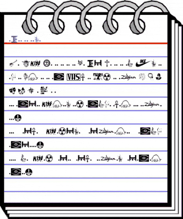 KISS My Font Regular animated font preview KISS My Font Regular animated font preview