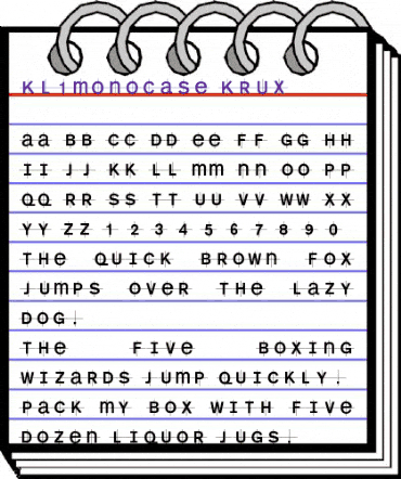 KL1MonoCase Regular animated font preview KL1MonoCase Regular animated font preview