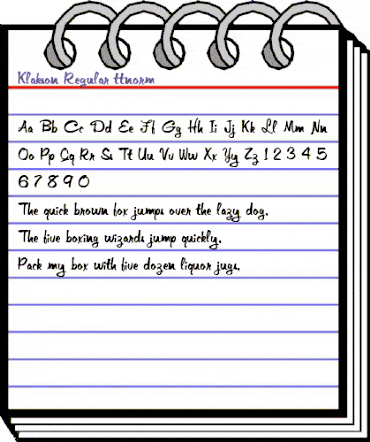 Klakson Regular animated font preview Klakson Regular animated font preview
