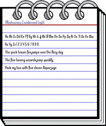 Kleptocracy Condensed Light Regular animated font preview Kleptocracy Condensed Light Regular animated font preview