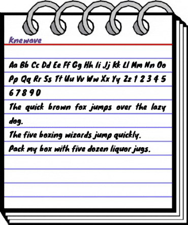 Knewave Regular animated font preview Knewave Regular animated font preview