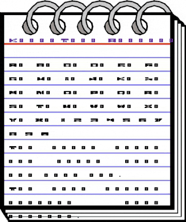 KnighTron Regular animated font preview