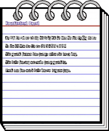 Knucklehead Boxed Regular animated font preview Knucklehead Boxed Regular animated font preview