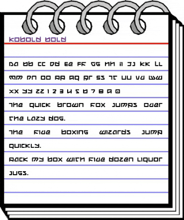 Kobold Bold Bold animated font preview Kobold Bold Bold animated font preview
