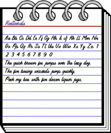 Koeltoerals Regular animated font preview Koeltoerals Regular animated font preview