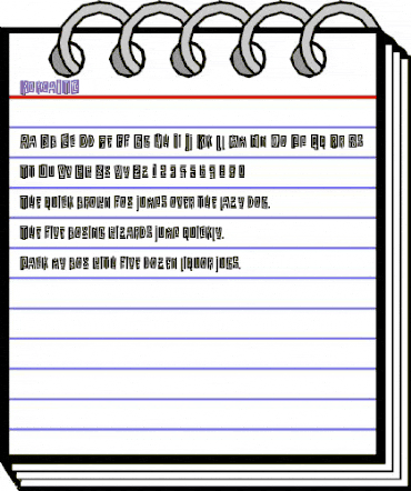 KokoaITC Bold animated font preview