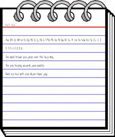 Kolt Vox Regular animated font preview Kolt Vox Regular animated font preview