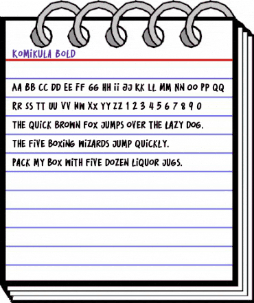 Komikula Bold animated font preview Komikula Bold animated font preview