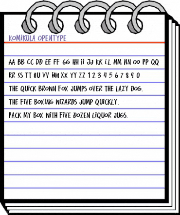 Komikula Regular animated font preview Komikula Regular animated font preview