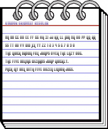 Kondor Gradient Regular animated font preview