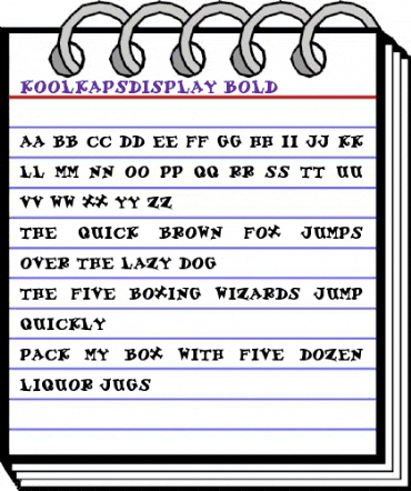 KoolKapsDisplay Bold animated font preview KoolKapsDisplay Bold animated font preview