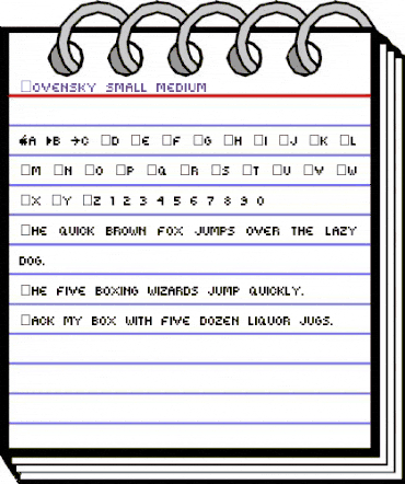 Kovensky-small medium animated font preview Kovensky-small medium animated font preview